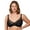 Black, variant on Plus Size Bras for Women Full Coverage Back Fat Underwire Unlined Bras Balsam Blue 40DD