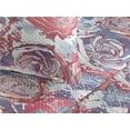 thumbnail image 3 of Ambesonne Floral Quilted Bedspread Set 3 Pcs, Simplistic Retro Roses Art, Queen, Dark Coral Lavender Blue, 3 of 4