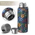 thumbnail image 2 of 20 Oz Pioneer Flower Coffee Tumbler Double Wall Insulated Stainless Steel Water Bottle | Metal Reusable Thermoses Flask with Cup Cap | Leak & Sweat Proof with Anti-Dust Lid, 2 of 7
