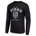 thumbnail image 2 of Men's Starter Black Los Angeles Kings Logo Long Sleeve T-Shirt, 2 of 3