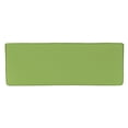 thumbnail image 6 of Jordan Manufacturing Sunbrella 48" x 18" Canvas Gingko Green Solid Rectangular Outdoor Settee Swing Bench Cushion with Ties and Welt, 6 of 10