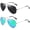 Black+green, variant on 2 pack Classic Aviator Sunglasses for Men Women Driving Sun glasses Polarized Lens UV Blocking-USA
