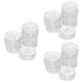 thumbnail image 1 of 4 Ensembles Joint Transparent Accessoire de Maison Réparation Joints Plats Vis Fixation Rondelles Petits Joints Remplaçables Vis Claires Accessoires de Poignée de Douche Joint d'Étanchéité Rondelle 50 Pcs*4, 1 of 9