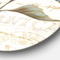 thumbnail image 3 of Designart 'papillon Jardin Bleu II' Art Mural Rond en Métal Style Ferme - Disque de 36, 3 of 5