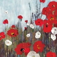 thumbnail image 2 of PI Studio 15x15 Gold Ornate Wood Framed with Double Matting Museum Art Print Titled - Passion Poppies II, 2 of 4