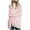 Pink, variant on Hooded Fuzzy Cardigan, Winter Plush Coatigan, Oversized Sherpa Jacket Pink L , Coat