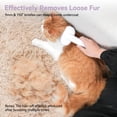 thumbnail image 6 of Cat Brush for Shedding, Cat Brushes for Indoor Cats, Cat Brush for Long or Short Haired Cats, Cat Grooming Brush Cat Comb for Kitten Rabbit Massage Removes Loose Fur, 6 of 8