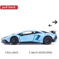 thumbnail image 2 of 1/36 Scale Diecast Car, Kids Zinc Alloy Toy Car, Pull-Back Toy Car, Gift Blue, 2 of 5