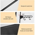 thumbnail image 3 of Portable Closet, Freestanding Closet Organizer, Clothes Rack with Shelves, Hanging Rods, Storage Organizer, for Cloakroom, Bedroom, 66.1x42.1x14.2 Inches, Black, 2PCS, 3 of 7
