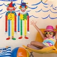 thumbnail image 5 of 2 Pcs Clown Carnival Hanging Decorations Colorful 3D Circus Clowns Performer Hanging Decor for Carnival Party Favors Clown Decor for Circus Themed Birthday Party Supplies, 5 of 9