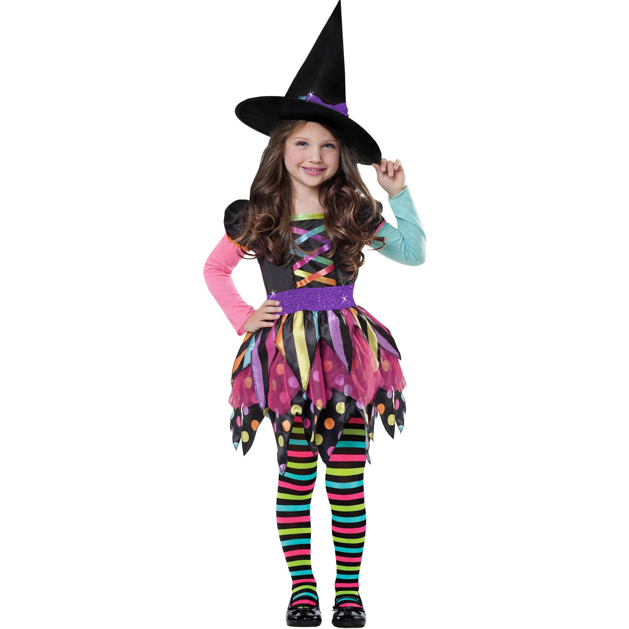 Miss Match Witch Child Halloween Costume - Walmart.com