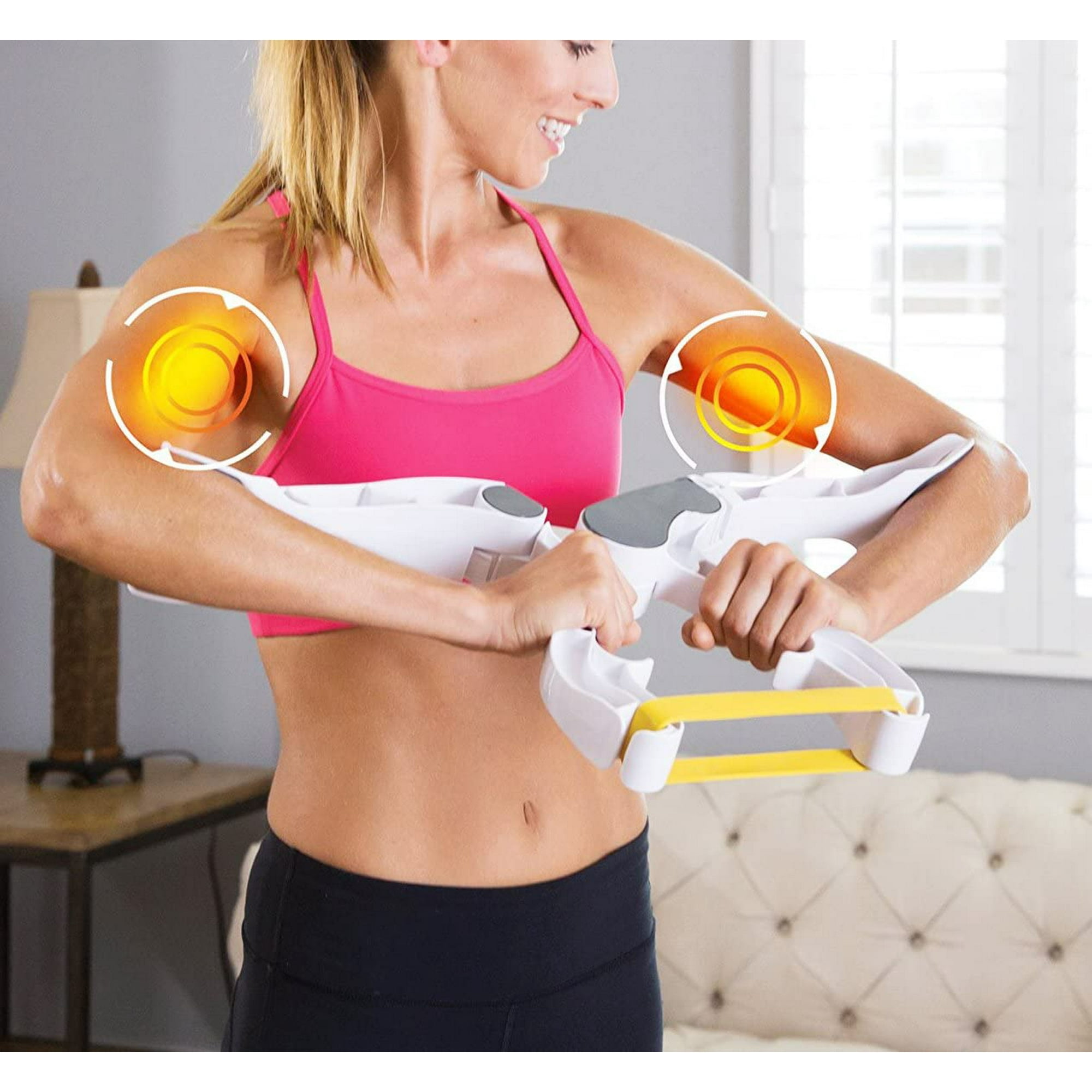 Rongmo Arm Workout Machine Upper Body Resistance Exercise With 3 System Resistance Training Bands