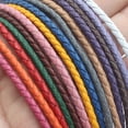 thumbnail image 2 of Sonducket Brazalete de de cordón trenzado de cuero, joyería DIY, cuerda de cuerda, artesanías caseras, reemplazo de búsqueda de arte Ropa, zapatos y accesorios Miscelánea Púrpura claro Sonducket AP015602-08, 2 of 6