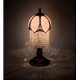 thumbnail image 3 of Meyda Tiffany 196896 Alicia 16" Tall Buffet Table Lamp - Nickel, 3 of 3
