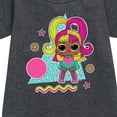 thumbnail image 2 of LOL Surprise! Dolls - Glow Grrrl Retro Styled - Toddler & Youth Girls Fleece Dress, 2 of 4