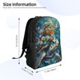 thumbnail image 4 of Fotbe Colorful Plant Turtle Travel Laptop Backpack, Business Slim Sturdy Laptops Backpack, Water Resistant College School Computer Bag Gift for Men & Women Fits 15.6 Inch Notebook, 4 of 8