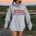 thumbnail image 3 of XINXIAOO Womens Sweatshirt Hoodies Jesus Loves You Hoodie Graphic Hoodie Oversized Women's Hoodies Pullover Fall Clothes Women’S Clothes, 3 of 6