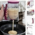 thumbnail image 3 of Chef Buddy 4-Cup Pancake Batter Dispenser, Purple, 3 of 7