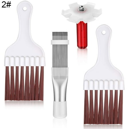

Air Conditioner Condenser Fin and Refrigerator Coil Cleaning Whisk Brush Air Conditioner Fin Condenser Cooling Fan Refrigerator Brush Cleaning Tools