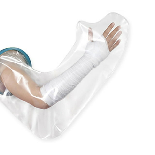 Couverture de Douche Imperméable en Fonte Protection Pied Bras Main Genou Blessure Bandage Protection Baignoire Long Bras