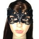 thumbnail image 4 of Máscara de ojo veneciano de encaje sexy para mujer con máscara de mascarada de diamantes para fiesta de disfraces de cosplay (negro), 4 of 5