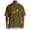 C144/Army Green692, variant on Men'S T-Shirts Trumpet Pattern Short Sleeve Crew Neck Loose Fit Soft Breathable for Summer Beach Lounging Versatile Tee,Army Green,L