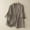 Khaki, variant on Women's Blazer Casual Linen Lightweight Suit Jacket 3/4 Sleeve Lapel Collar Open Front Work Office Coat with Patch Pockets for Fall Spring Daily Wear