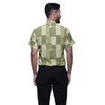 thumbnail image 3 of BESTMAN Printed Shirts For Men Short Sleeve Button Down Casual Cotton Shirt, 3 of 5