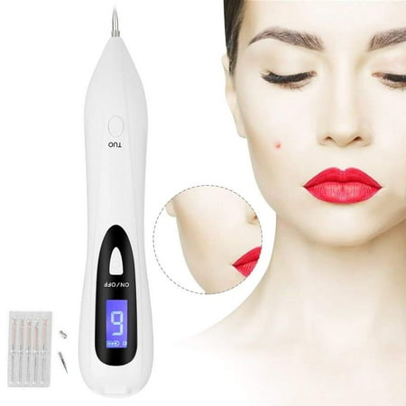 Skin Tag Removal Machine Portable USB Charging Spot Tattoo Freckle Removal Machine Skin Tag Remover No Bleeding Mole Dot Removing Pen ()