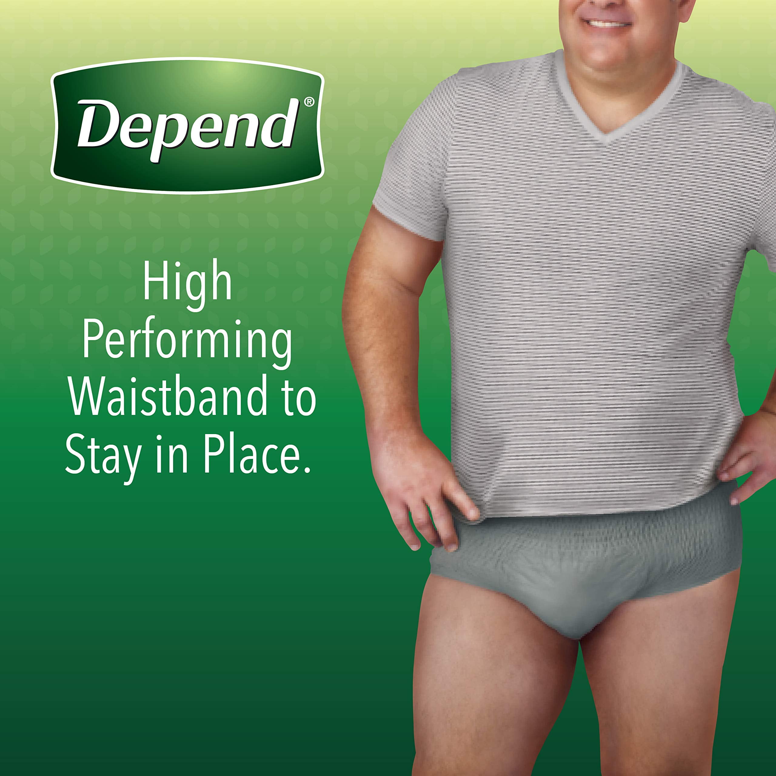 Depend Fit-Flex Incontinence Underwear for Men (Pack of 20)