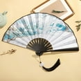 thumbnail image 4 of SDFGTstore Chinese Handhelds Fan Double Sided Vintage Painting Folding Fan Cheongsam Dance Performances Photography Hand Fan Gift, 4 of 20