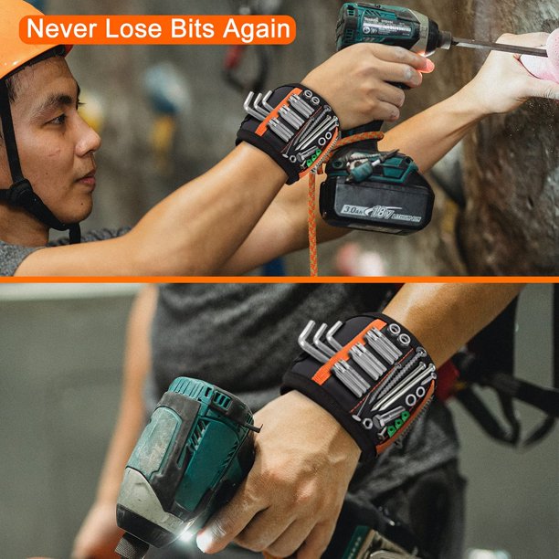 JEEXI Magnetic Wristband Tool Bracelet with 10 Strong Magnets