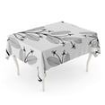 thumbnail image 1 of LADDKE Pattern Leaves Abstract Autumn Fall Vintage Beautiful Birch Black Tablecloth Table Desk Cover Home Party Decor 60x104 inch, 1 of 1