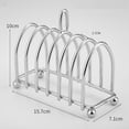 thumbnail image 5 of Toast Bread Rack Holder 6 Slice Stainless Steel Toast Rack with Ball Feet and Loop Carry Handle, 5 of 5