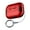 Red, variant on QueMer Shockproof Hard PC Case forW1re1essEarbuds Secures Fit Durability Protective Cover with Carabiner Clip