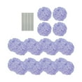thumbnail image 3 of Flores artificiales hortensias con arreglos florales de tallo para accesorios de fotos decorativas de bricolaje para el hogar Decoración de bodas de Púrpura, 3 of 8