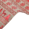 thumbnail image 3 of Bolsa de vino de tela de lino Simple, 8 Uds., con cordón, cubierta decorativa de champán, alce rojo, 3 of 8