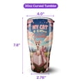 thumbnail image 5 of My Cat is My Valentine Cute Sphynx in Gift Box 30oz Stainless Steel Tumbler Insulated Cup with Lid Cat Lover Kitten Owner Gifts Idea - 3006, 5 of 5