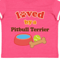 thumbnail image 4 of Inktastic Pitbull Terrier Loved by a (Dog Breed) Boys or Girls Toddler T-Shirt, 4 of 5