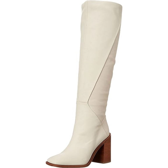 Franco Sarto Womens Stevietall Knee High Boot Stone, 9.5 M US