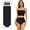 5PACK-Black-B, variant on Women's fashion transparent lace high-waisted panties 4 packs