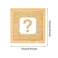 thumbnail image 2 of Wooden Jigsaw Puzzle Natural Wood High Difficulty Smooth Edges Family Game for Kids 3+ Adults Concentration Training, 2 of 3