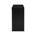 thumbnail image 5 of Gzxs Modern Minimalist Entryway Console Table, Accent Square Shaped Sofa Table with Bottom Shelf for Hallway Living Room Foyer Corridor, 59.6"L x 15.7"W x 30.3"H, Black, 5 of 8