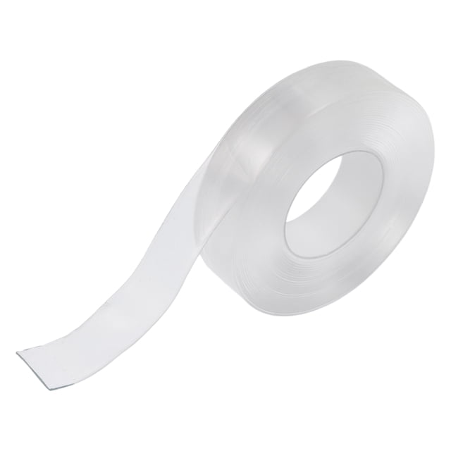 Cinta Nano Doble Cara Reutilizable de Alta Resistencia Unique Bargains 1 Rollo para Automóviles/Manualidades 16.4ftx0.79"x0.04"