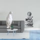 thumbnail image 2 of Escultura de pingüino Escultura de pingüino Decoración Estatua de animal Adorno de mesa Artesanía Resina Estatua de Guan Yin Textura de Ad, 2 of 8