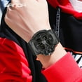 thumbnail image 4 of Sanda 2022 Top Brand Luxury Military Men's Watches 50m Waterproof Wristwatch Quartz Watch For Men Clock Relogio Masculino 6025 - Quartz Wristwatches, 4 of 6