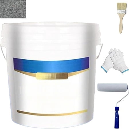 1000G Wear-Resistant Anti-Slip Self-Leveling Epoxy Floor Paint, Quick-Dry Water-Based Floor Paint, Multipurpose Water-Based Floor Paint, Epoxy Floor Paint For Concrete, Epoxy Floor Paint (sea gray)