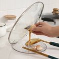 thumbnail image 3 of Pot Lid Holder Freestanding Multi-purpose PET Strong Load Bearing Pan Cover Rack Kitchen Supplies, 3 of 7