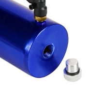 DNA Motoring OCT-BL Univeral Aluminum Racing Oil Catch Tank - Blue Tank