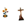 thumbnail image 1 of Soporte de papel higiénico,Porta toallas de papel de encimera,Estatua católica,Colección religiosa de la estatua de la Virgen María,Figura de la cruz de Jesús Escultura católica decoración, 1 of 8
